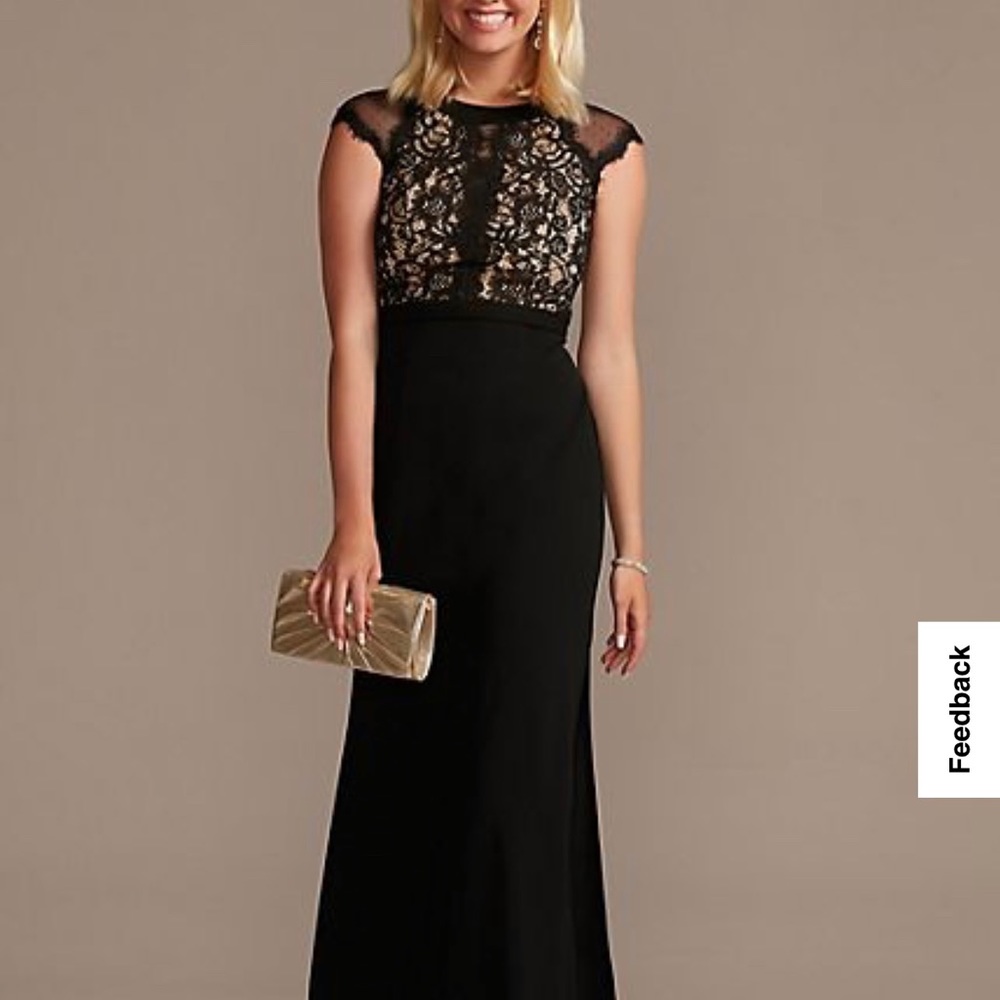 Black formal dress size 6; worn once